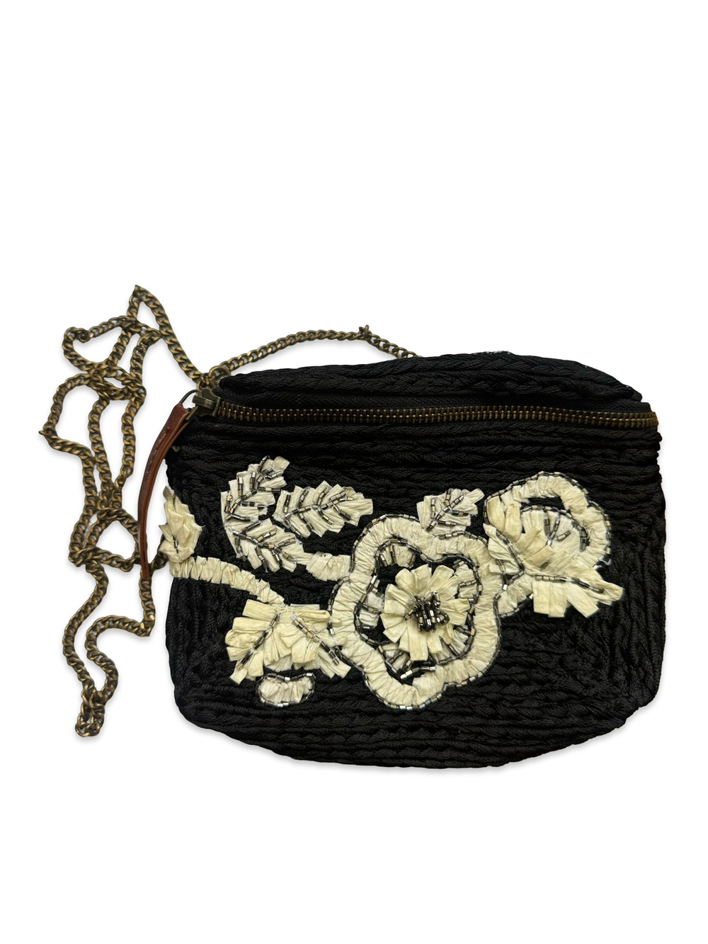 Anthropologie Jules Convertible Beaded Belt Crossbody Bag